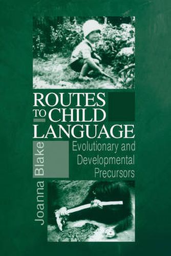 Cover image for Routes to Child Language: Evolutionary and Developmental Precursors