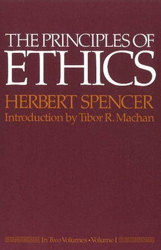 Cover image for Principles of Ethics: Volume 1