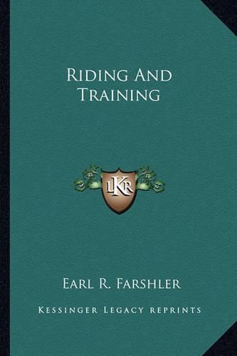 Cover image for Riding and Training