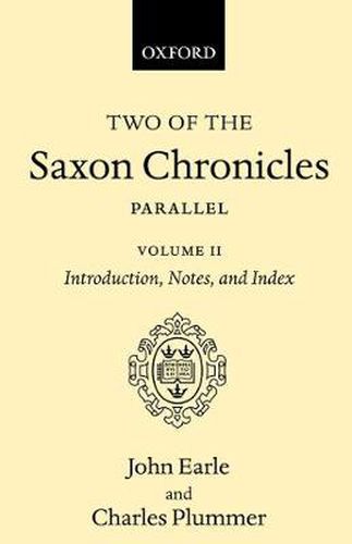 Cover image for Two of the Saxon Chronicles: Volume 2