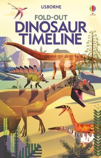 Cover image for Fold-Out Dinosaur Timeline