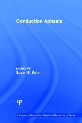 Cover image for Conduction Aphasia
