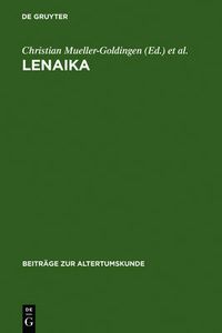 Cover image for Lenaika: Festschrift Fur Carl Werner Muller Zum 65. Geburtstag Am 28. Januar 1996
