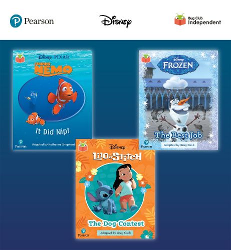 Cover image for Pearson Bug Club Disney Reception Pack C, including decodable phonics readers for phases 2 and 3: Finding Nemo: It Did Nip!, Frozen: The Best Job, Lilo and Stitch: The Dog Contest