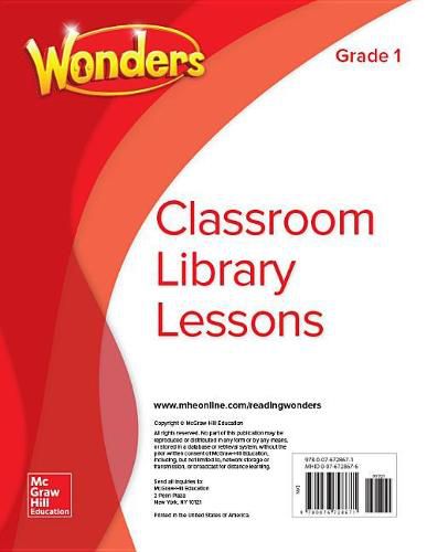Cover image for Wonders Classroom Library Lessons, Grade 1