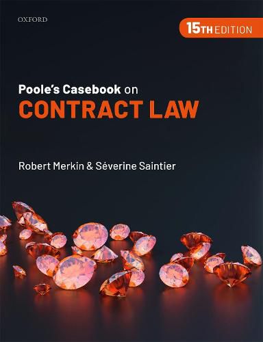 Cover image for Poole's Casebook on Contract Law