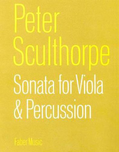 Cover image for Sonata for Viola and Percussion