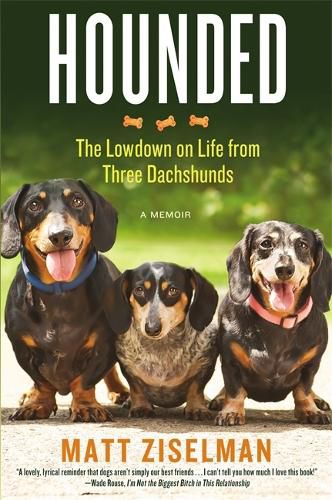 Cover image for Hounded: The Low-Down on Life from Three Dachshunds