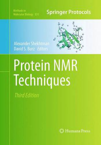 Cover image for Protein NMR Techniques