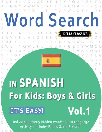 Cover image for Word Search in Spanish for Kids