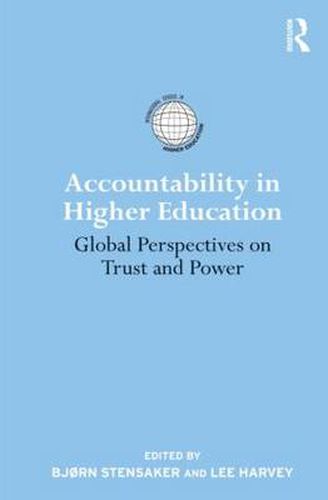 Cover image for Accountability in Higher Education: Global Perspectives on Trust and Power