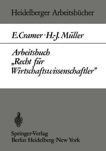 Arbeitsbuch  Recht fur Wirtschaftswissenschaftler