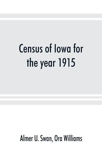 Cover image for Census of Iowa for the year 1915