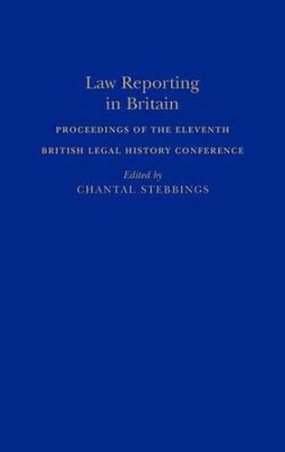 Cover image for Law Reporting in Britain