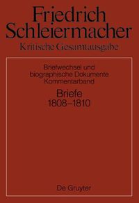 Cover image for Briefwechsel 1808-1810