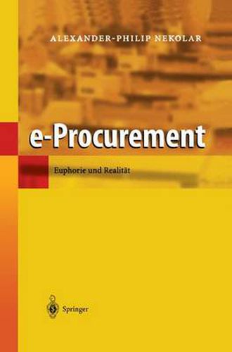 Cover image for E-Procurement: Euphorie Und Realitat