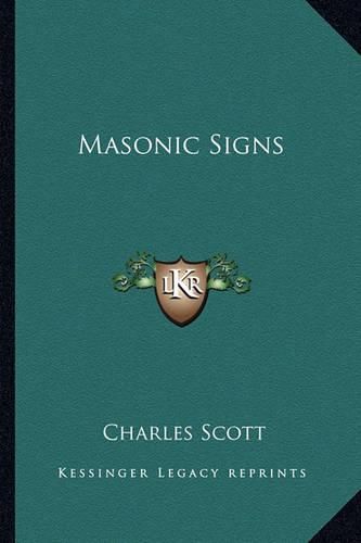 Cover image for Masonic Signs