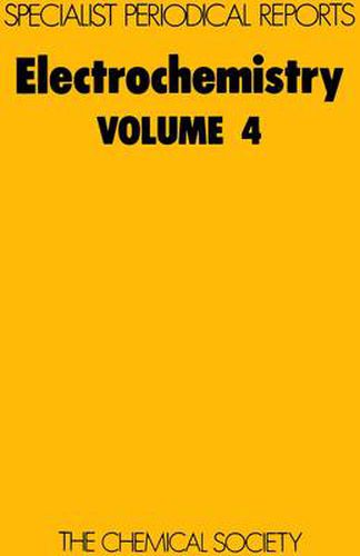 Cover image for Electrochemistry: Volume 4