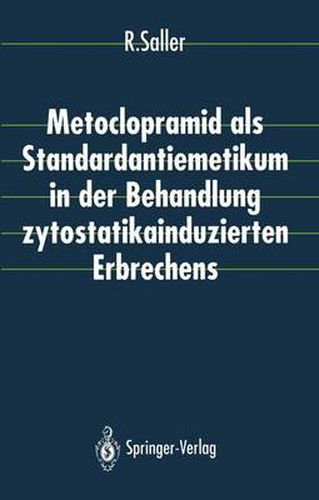 Cover image for Metoclopramid als Standardantiemetikum in der Behandlung zytostatikainduzierten Erbrechens