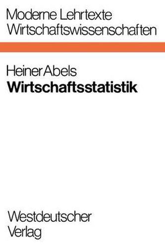 Cover image for Wirtschaftsstatistik