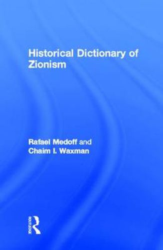 Cover image for Historical Dictionary of Zionism