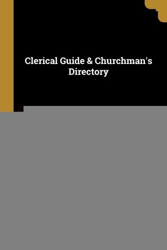Cover image for Clerical Guide & Churchman's Directory