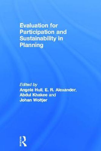 Cover image for Evaluation for Participation and Sustainability  in Planning