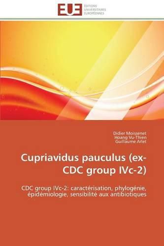 Cover image for Cupriavidus Pauculus (Ex-CDC Group IVC-2)