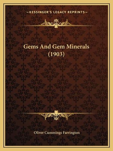 Cover image for Gems and Gem Minerals (1903)