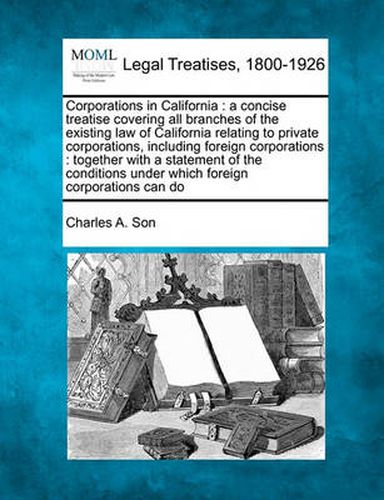 Cover image for Corporations in California