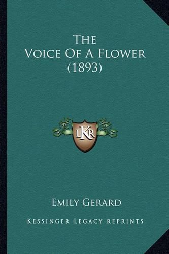 Cover image for The Voice of a Flower (1893)