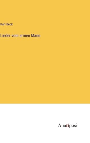 Cover image for Lieder vom armen Mann