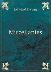 Cover image for Miscellanies