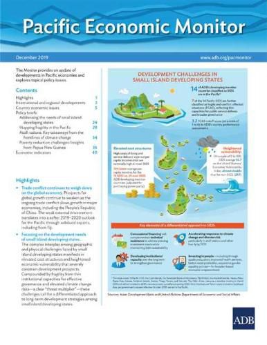 Cover image for Pacific Economic Monitor - December 2019