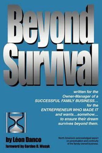 Cover image for Beyond Survival, a Guide for Business Owners and Their Families