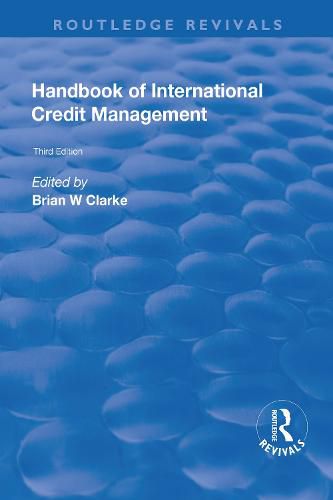 Cover image for Handbook of International Credit Management