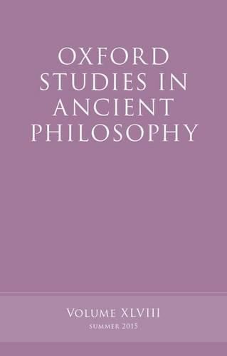 Cover image for Oxford Studies in Ancient Philosophy, Volume 48