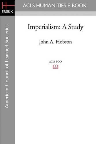 Cover image for Imperialism: A Study