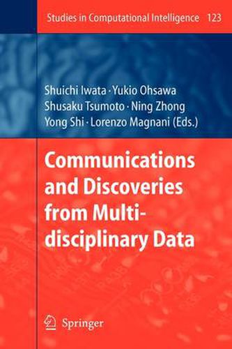 Cover image for Communications and Discoveries from Multidisciplinary Data