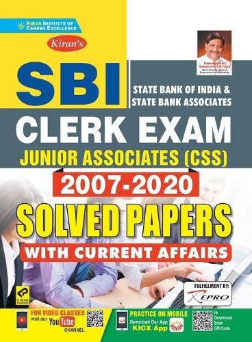 Cover image for SBI & SBI Asso Clerk Exam-Sol Papers-E-2020-39