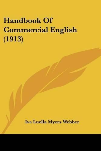 Cover image for Handbook of Commercial English (1913)