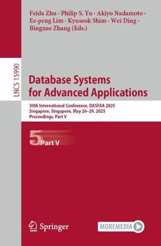 Cover image for Database Systems for Advanced Applications