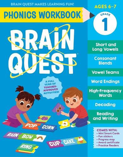 Cover image for Brain Quest Phonics Workbook: Grade 1