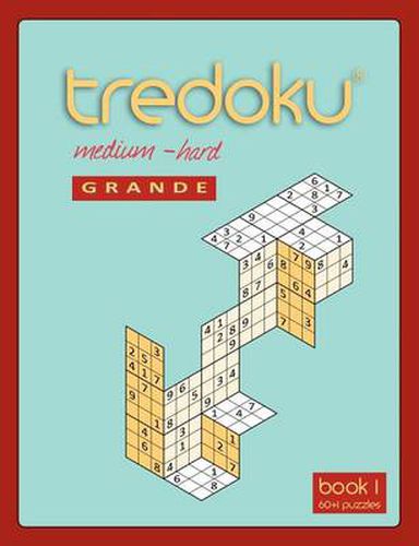 Cover image for Tredoku Medium Hard GRANDE Book 1