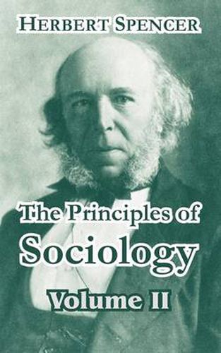 Cover image for The Principles of Sociology, Volume II