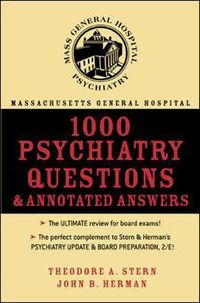Cover image for Massachusetts General Hospital 1000 Psychiatry Questions and Annotated Answers