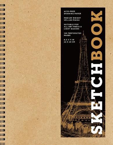 Cover image for Sketchbook (basic large spiral Kraft)