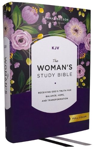 KJV, The Woman's Study Bible, Hardcover, Red Letter, Full-Color Edition, Comfort Print