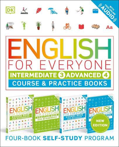 Cover image for English for Everyone Intermediate and Advanced Box Set