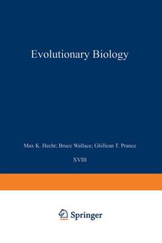 Cover image for Evolutionary Biology: Volume 18